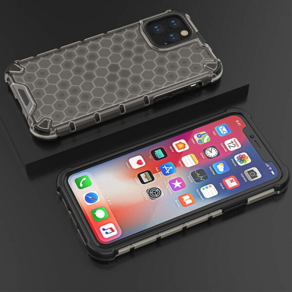 

Ударопрочный чехол Honeycomb для Apple iPhone 11 Pro (5.8") Черный (118576)