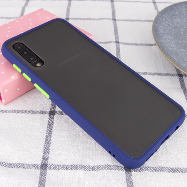 

TPU+PC чехол Color Buttons для Samsung Galaxy A50 (A505F) / A50s / A30s Синий (114181)
