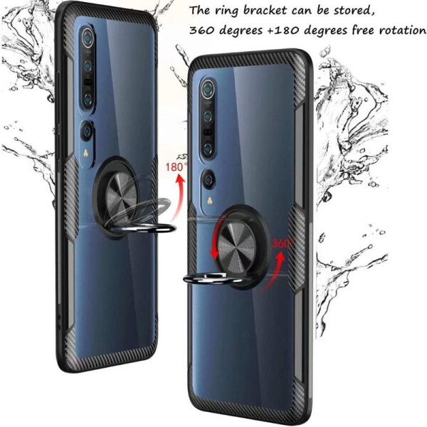 

TPU+PC чехол Deen CrystalRing for Magnet (opp) для Xiaomi Mi 10 Pro Бесцветный / Черный (129845)