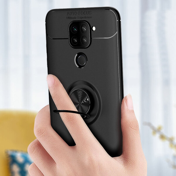 

TPU чехол Deen ColorRing под магнитный держатель (opp) для Xiaomi Redmi 10X Черный / Черный (84134034)