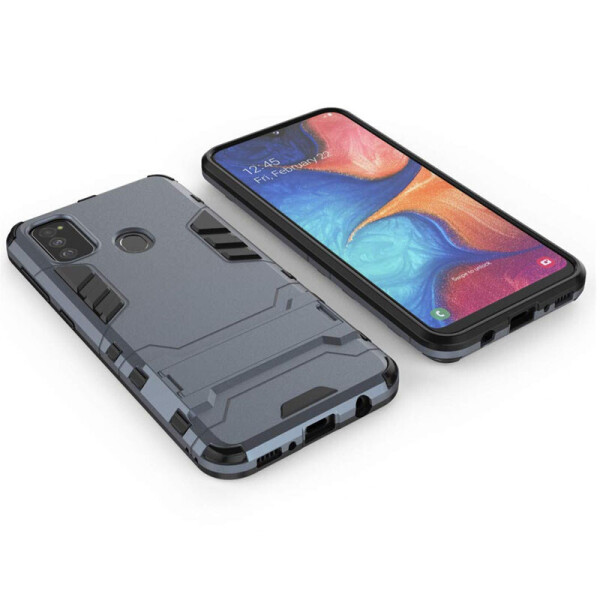 

Ударопрочный чехол-подставка Transformer для Samsung Galaxy M21 Серый / Metal slate (80118601)