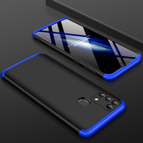 

Пластиковая накладка GKK LikGus 360 градусов (opp) для Samsung Galaxy M31 Черный / Синий (132442)