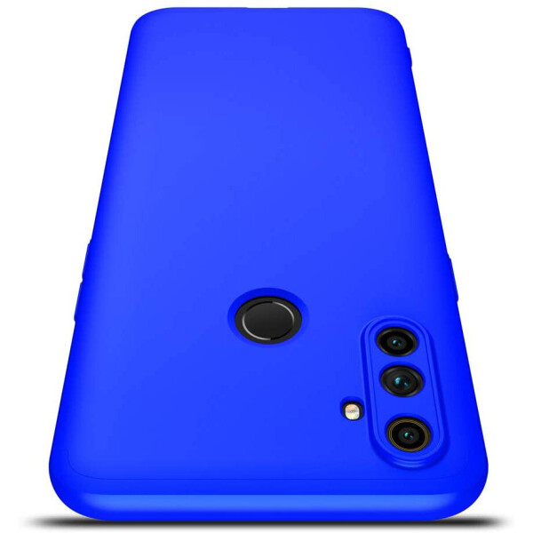 

Пластиковая накладка GKK LikGus 360 градусов (opp) для Realme C3 Синий (131848)