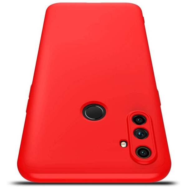 

Пластиковая накладка GKK LikGus 360 градусов (opp) для Realme C3 Красный (131846)