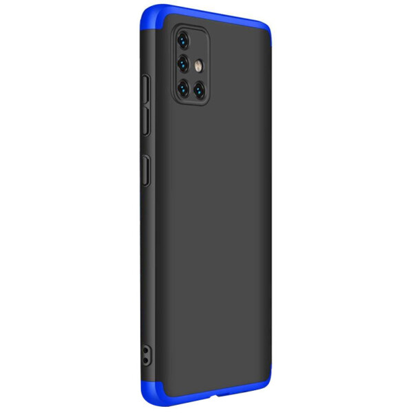 

Пластиковая накладка GKK LikGus 360 градусов (opp) для Samsung Galaxy A51 Черный / Синий (129397)
