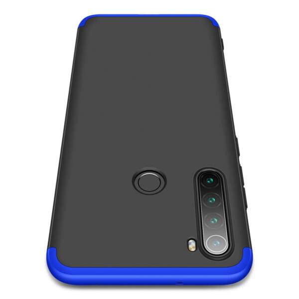 

Пластиковая накладка GKK LikGus 360 градусов (opp) для Xiaomi Redmi Note 8T Черный / Синий (129408)