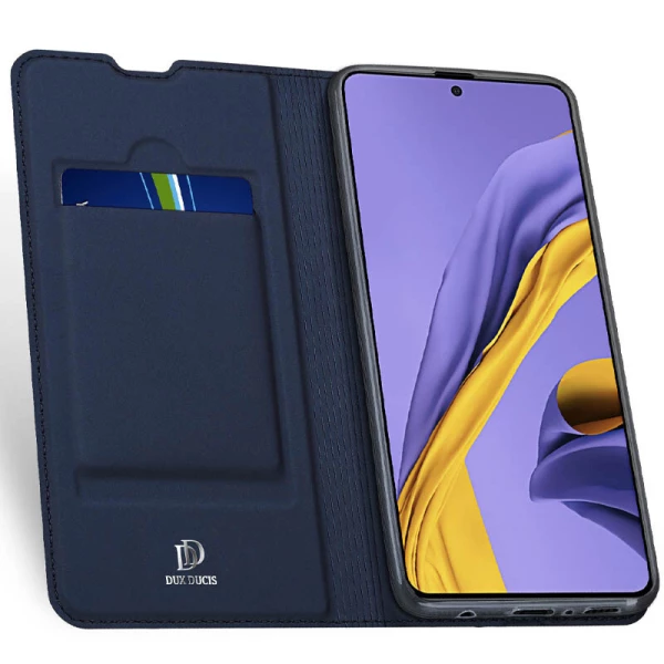 

Чехол-книжка Dux Ducis с карманом для визиток для Samsung Galaxy A71 Синий (121946)