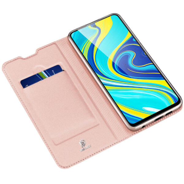 

Чехол-книжка Dux Ducis с карманом для Xiaomi Redmi Note 9 Rose Gold (133943)
