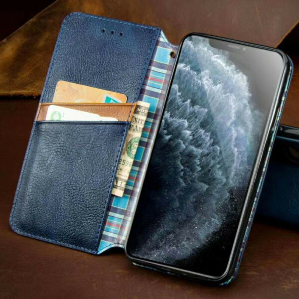 

Кожаный чехол книжка GETMAN Cubic (PU) для Samsung Galaxy M31 Синий (133526)