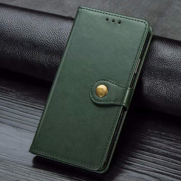 

Кожаный чехол книжка GETMAN Gallant (PU) для Xiaomi Redmi Note 9 Зеленый (133553)