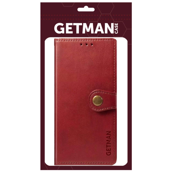 

Кожаный чехол книжка GETMAN Gallant (PU) для Xiaomi Mi Note 10 Lite Красный (133549)
