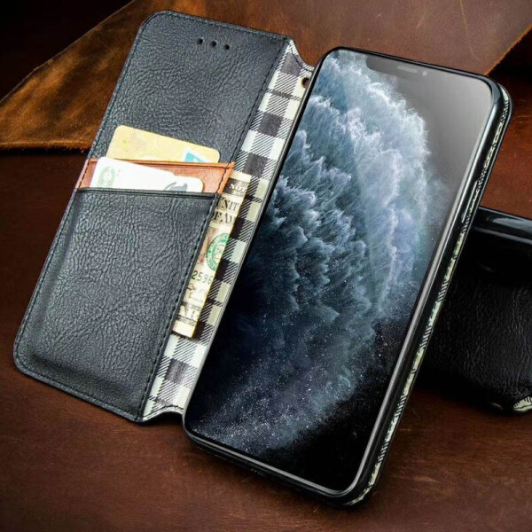 

Кожаный чехол книжка GETMAN Cubic (PU) для Xiaomi Redmi Note 9 Черный (133539)