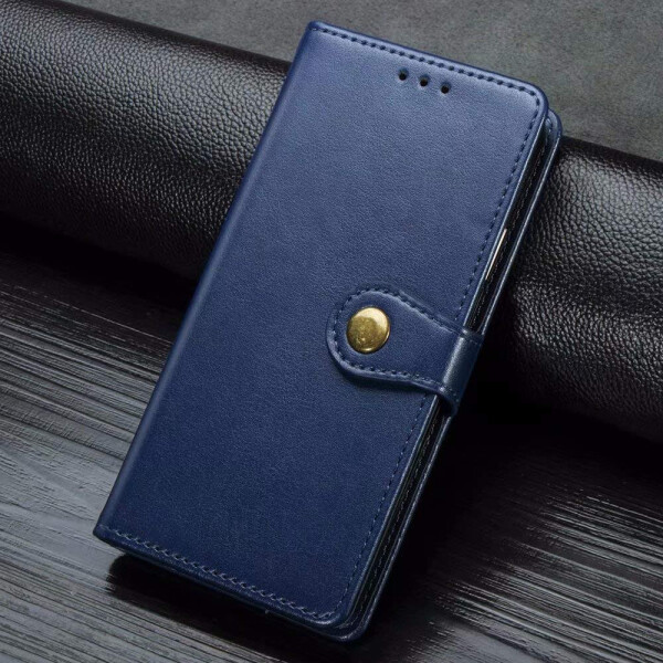 

Кожаный чехол книжка GETMAN Gallant (PU) для Xiaomi Redmi 10X Синий (84133556)