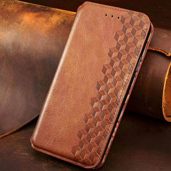 

Кожаный чехол книжка GETMAN Cubic (PU) для Xiaomi Redmi 10X Коричневый (84133580)