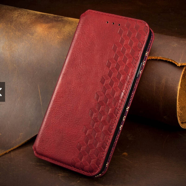 

Кожаный чехол книжка GETMAN Cubic (PU) для Xiaomi Redmi 10X Красный (84133536)