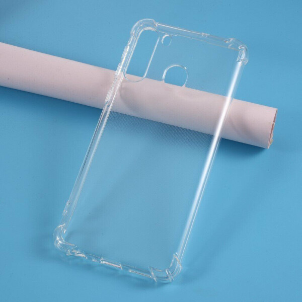 

TPU чехол GETMAN Ease с усиленными углами для Samsung Galaxy A21 Прозрачный / Transparent (129788)