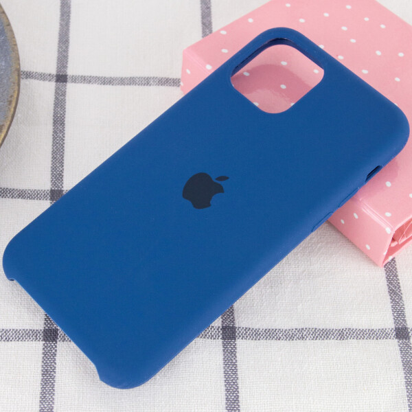 

Чехол Silicone Case (AA) для Apple iPhone 11 (6.1") Синий / Navy Blue (119546)