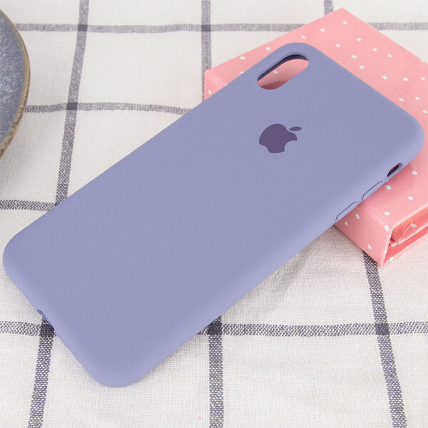 

Чехол Silicone Case Full Protective (AA) для Apple iPhone X (5.8") Серый / Lavender Gray (58116300)