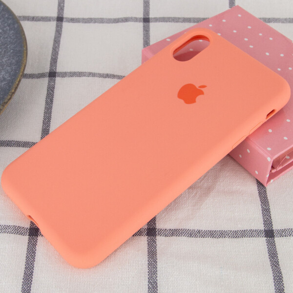 

Чехол Silicone Case Full Protective (AA) для Apple iPhone X (5.8") Оранжевый / Nectarine (58116407)