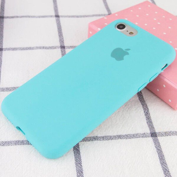 

Чехол Silicone Case Full Protective (AA) для Apple iPhone SE (2020) Бирюзовый / Ice Blue (81112175)