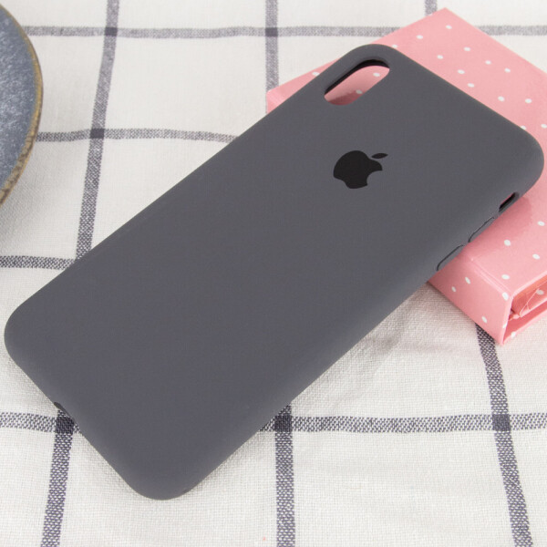 

Чехол Silicone Case Full Protective (AA) для Apple iPhone XS (5.8") Серый / Dark Grey (116408)