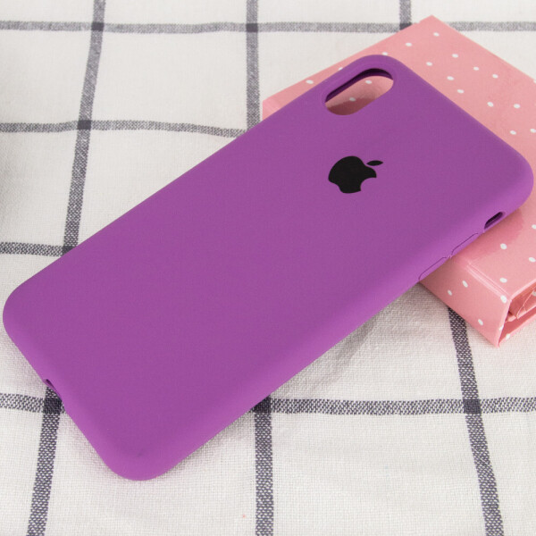 

Чехол Silicone Case Full Protective (AA) для Apple iPhone XS (5.8") Фиолетовый / Grape (116410)