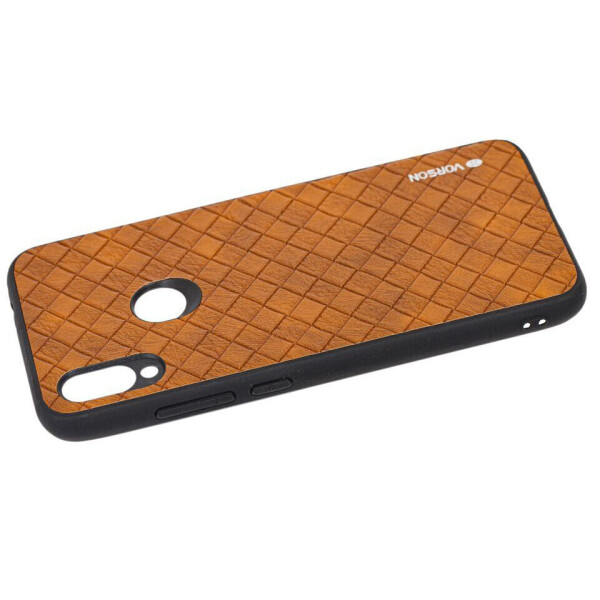 

Кожаная накладка VORSON Braided leather series для Xiaomi Redmi Note 7 Pro Коричневый (72112880)