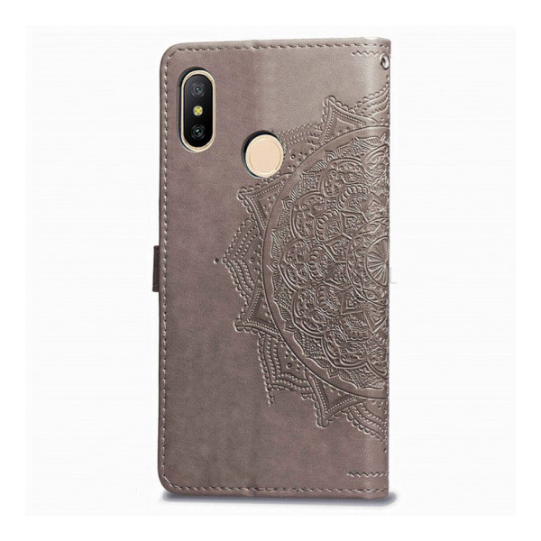

Кожаный чехол (книжка) Art Case с визитницей для Xiaomi Mi A2 Lite Серый (37095727)