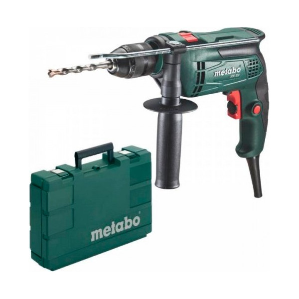 

Дрель ударная Metabo SBE 650 (600671510) + Пластиковый чемодан