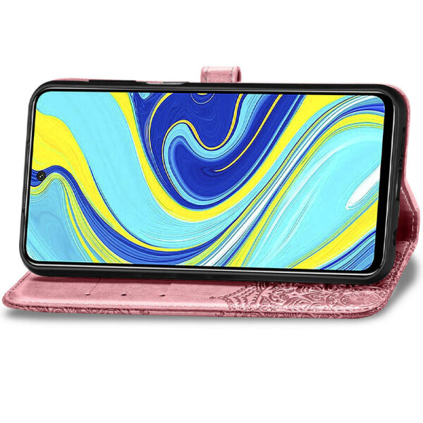 

Кожаный чехол (книжка) Art Case с визитницей для Xiaomi Mi Note 10 Lite Розовый (133572)