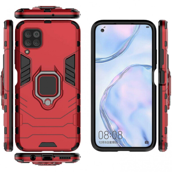 

Ударопрочный чехол Transformer Ring for Magnet для Huawei P40 Lite Красный / Dante Red (132237)