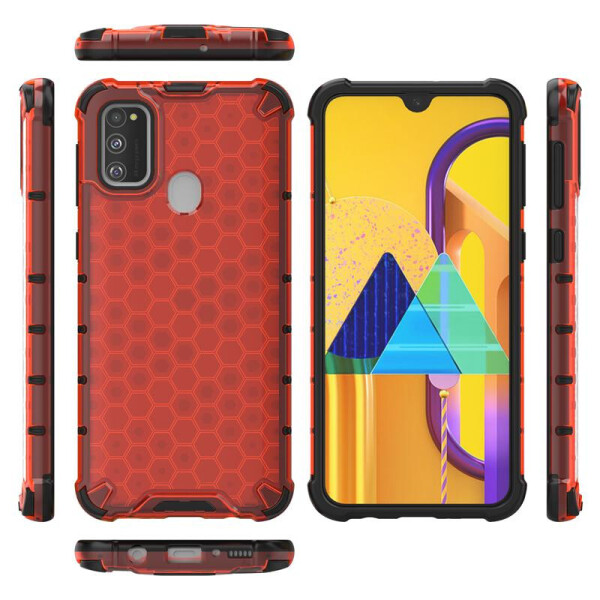 

Ударопрочный чехол Honeycomb для Samsung Galaxy M21 Красный (80115865)