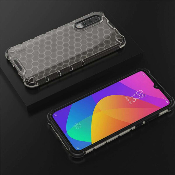 

Ударопрочный чехол Honeycomb для Xiaomi Mi 9 Lite Черный (46109365)