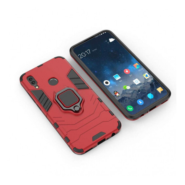 

Ударопрочный чехол Transformer Ring под маг. держ. для Xiaomi Redmi Note 7 Pro Красный / Dante Red (72096697)