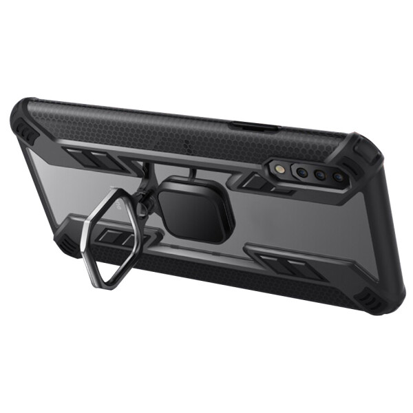 

Ударопрочный чехол Combo Ring for Magnet для Xiaomi Mi 9 Lite Черный (46112255)