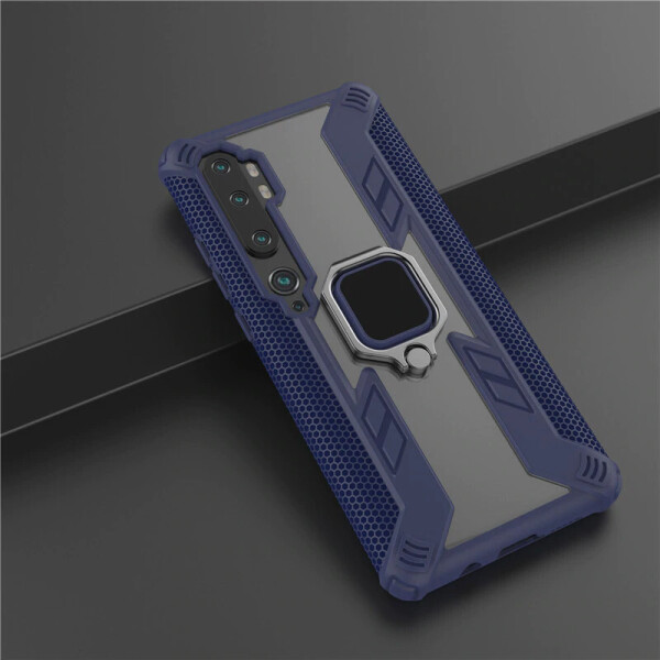 

Ударопрочный чехол Combo Ring for Magnet для Xiaomi Mi Note 10 Pro Синий (75122150)