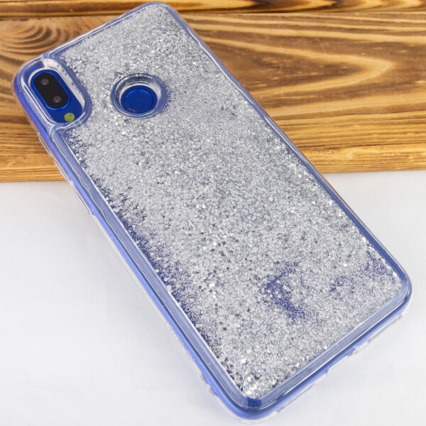 

TPU+PC чехол Sparkle (glitter) для Xiaomi Redmi Note 7 Pro Серебряный (72119951)
