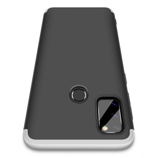 

Пластиковая накладка GKK LikGus 360 градусов для Samsung Galaxy M21 Черный / Серебряный (80116556)