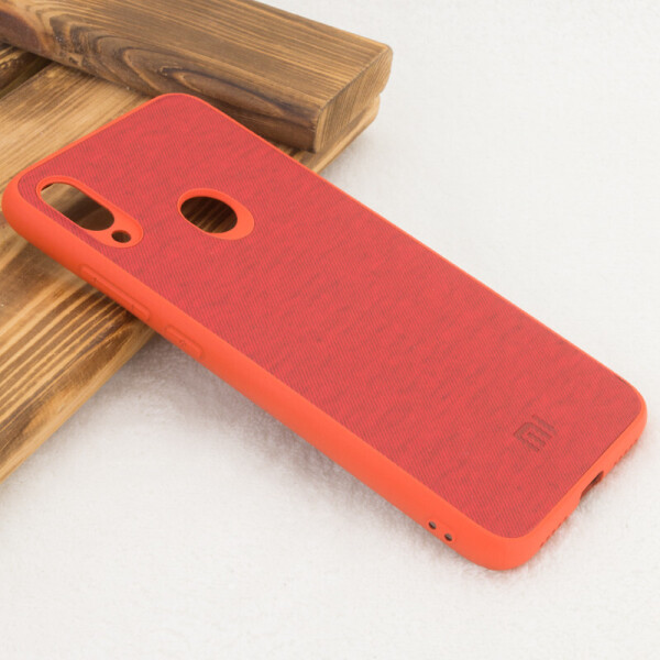 

TPU чехол Textile Logo для Xiaomi Redmi Note 7 Pro Красный (72126151)