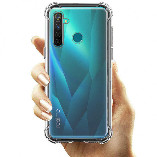 

TPU чехол Epic Ease с усиленными углами для Realme 5 Pro Прозрачный / Transparent (130285)
