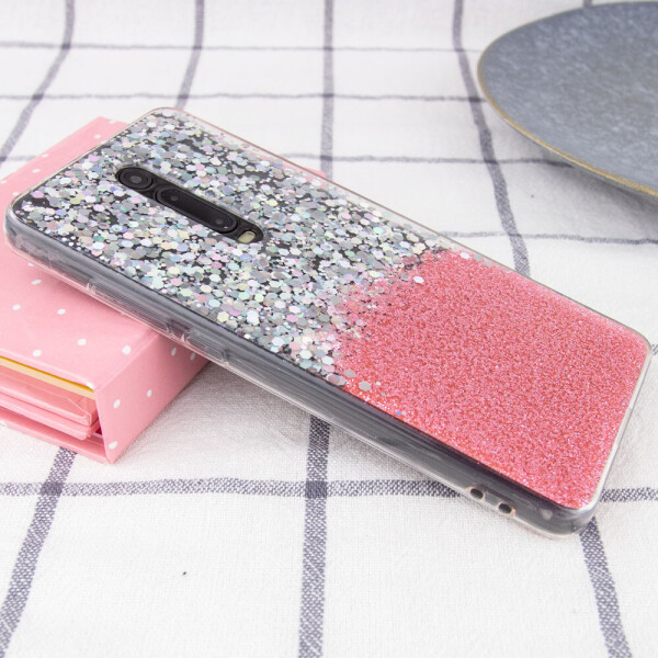 

TPU чехол Galaxy Glitter для Xiaomi Mi 9T Розовый (44106049)