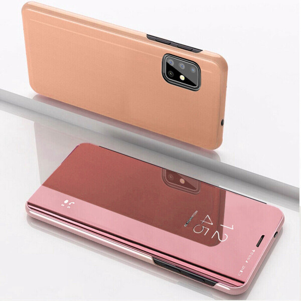 

Чехол-книжка Clear View Standing Cover для Samsung Galaxy A71 Rose Gold (128662)