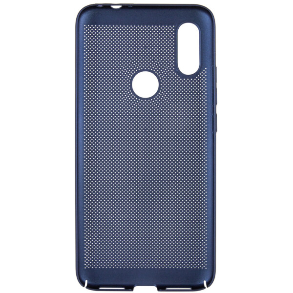 

Ультратонкий дышащий чехол Grid case для Xiaomi Redmi Note 7 Pro Темно-синий (72103193)