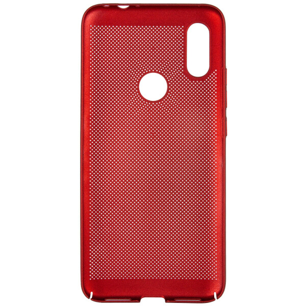 

Ультратонкий дышащий чехол Grid case для Xiaomi Redmi Note 7 Pro Красный (72103191)