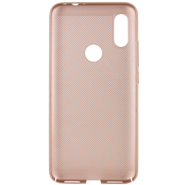 

Ультратонкий дышащий чехол Grid case для Xiaomi Redmi Note 7 Pro Золотой (72103190)