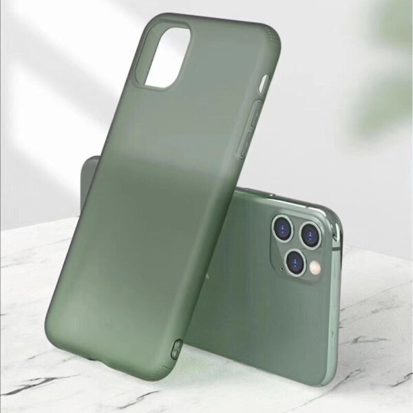 

Силиконовый матовый полупрозрачный чехол для Apple iPhone 11 Pro (5.8") Зеленый / Pine green (118863)
