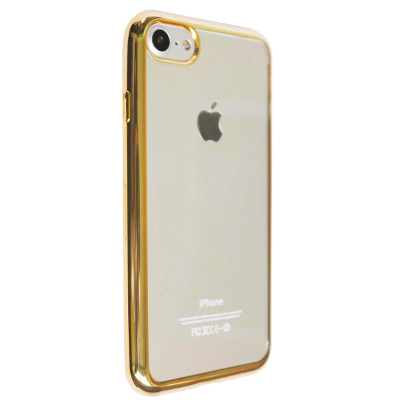 

Прозрачный силиконовый чехол для Apple iPhone SE (2020) Золотой (81050138)
