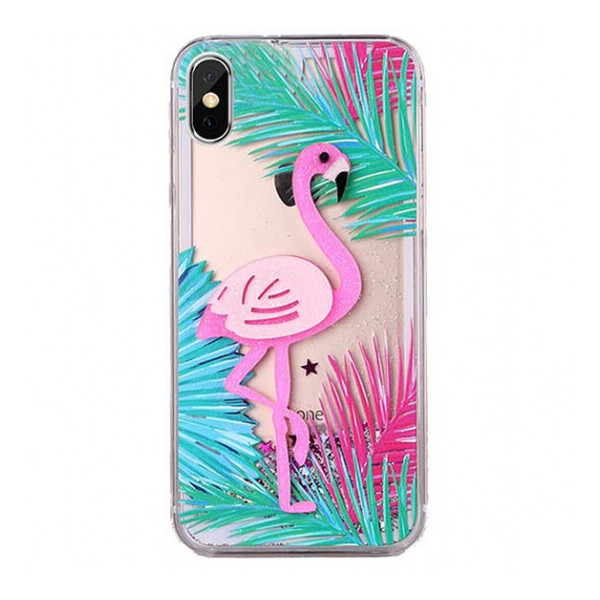 

Пластиковая накладка Shine Flamingo для Apple iPhone X (5.8") Зеленые листья (83440)