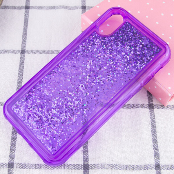 

TPU+PC чехол Sparkle (glitter) для Apple iPhone XS (5.8") Фиолетовый (119923)