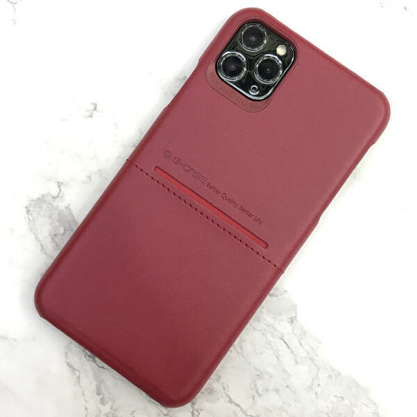 

Кожаная накладка G-Case Cardcool Series для Apple iPhone 11 Pro Max (6.5") Красный (121480)